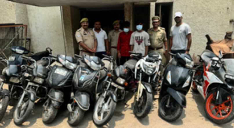 दिल्ली-एनसीआर में वाहन चोरी करने वाले गैंग के दो शातिर गिरफ्तार